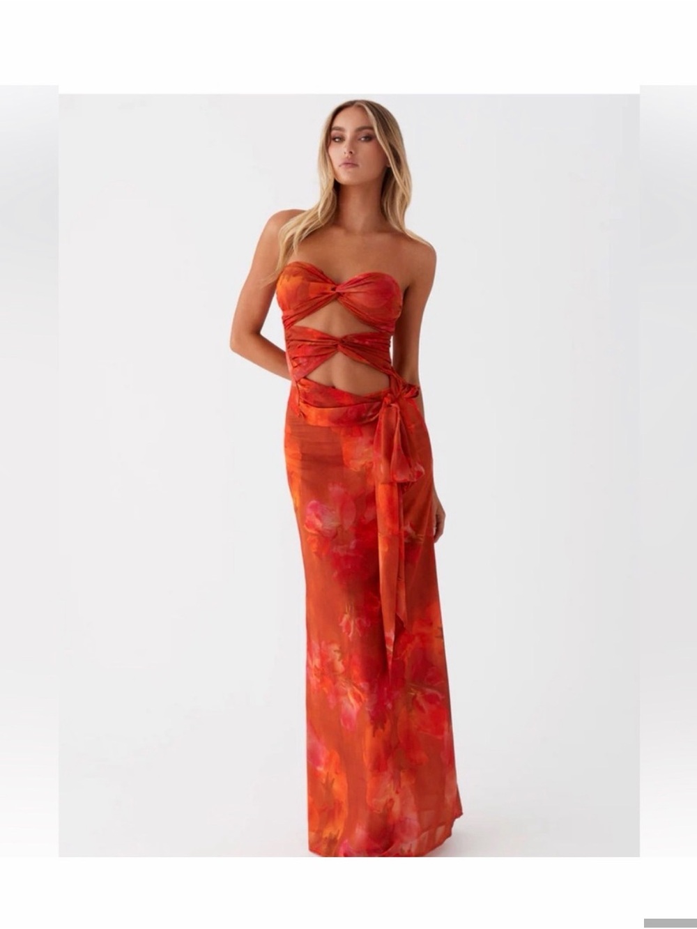 Sunlight Cascade pepper mayo skirt set